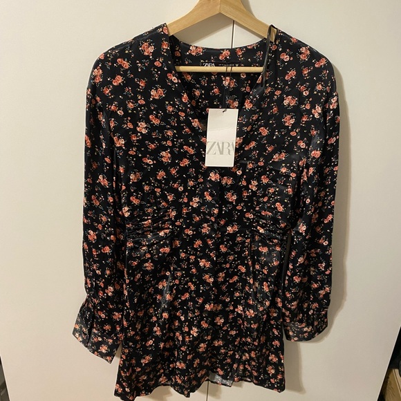 NWT Zara Floral dress - Picture 2 of 6